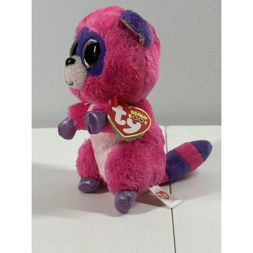 TY Beanie Boos - Roxie the Raccoon (Glitter Eyes) (Regular Size - 6 inch)